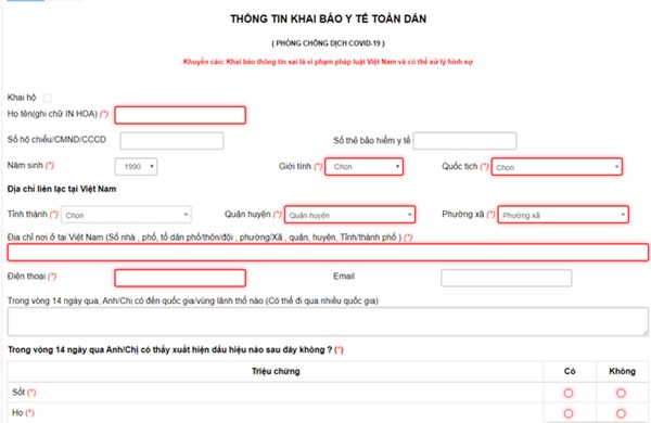 Hướng dẫn chi tiết cách thực hiện khai báo thông tin Y tế điện tử-4