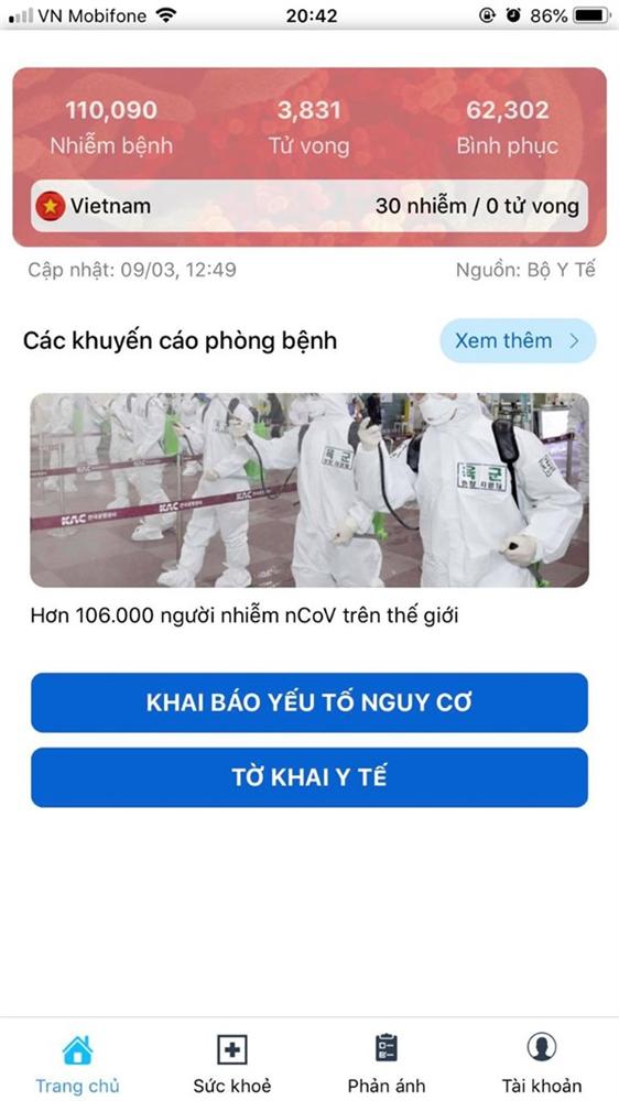 Hướng dẫn chi tiết cách thực hiện khai báo thông tin Y tế điện tử-8