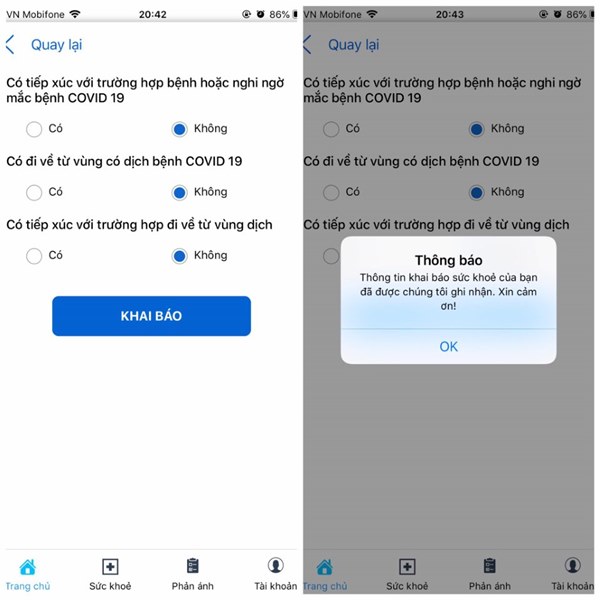 Hướng dẫn chi tiết cách thực hiện khai báo thông tin Y tế điện tử-9