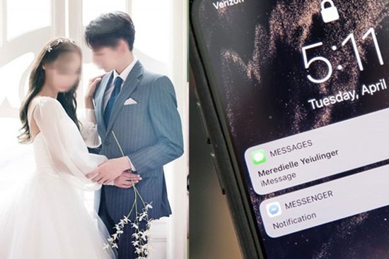 Ăn hỏi xong xuôi thì chú rể nhận được tin nhắn: