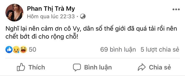 Nữ chính Thương nhớ ở ai bị ném đá vì phát ngôn vô cảm về virus corona: Chết bớt đi cho rộng chỗ-1