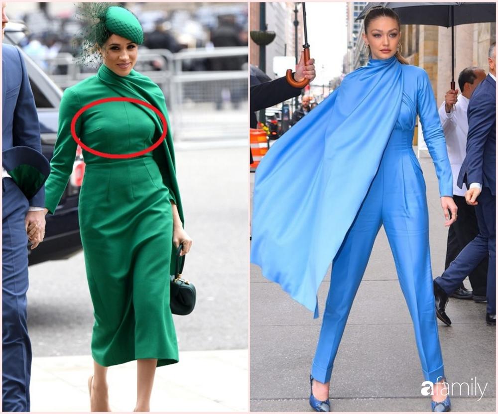 Meghan diện đồ hao hao Gigi Hadid mà đẳng cấp thì khác hoàn toàn, vợ Harry còn bị chê mắc lỗi nội y kém duyên-6