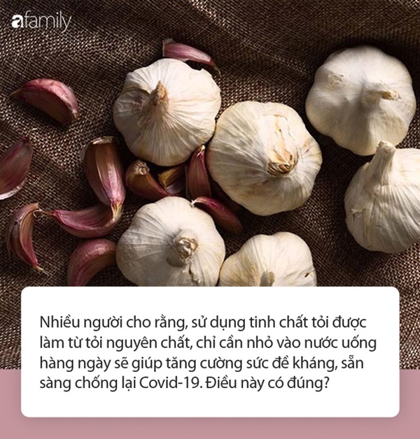 Tin đồn uống nước nhỏ thêm tinh chất tỏi chống được Covid: Chuyên gia nói gì?-1