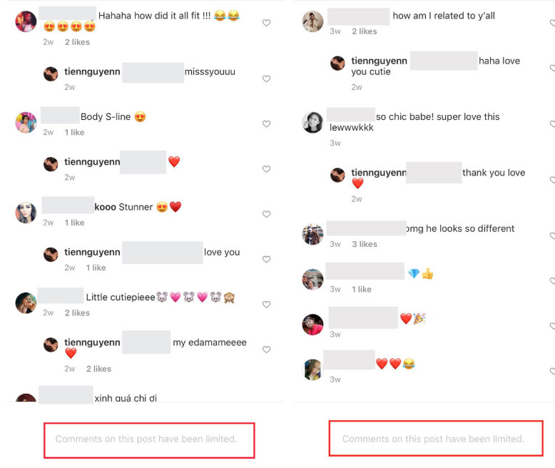 Tiên Nguyễn khoá bình luận trên Instagram sau khi xác nhận nhiễm Covid-19-2