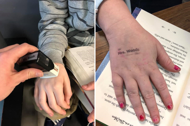 Muốn dụ học sinh rửa tay thường xuyên, cô giáo thông minh tung chiêu nhỏ mà có võ khiến em nào cũng thích-1