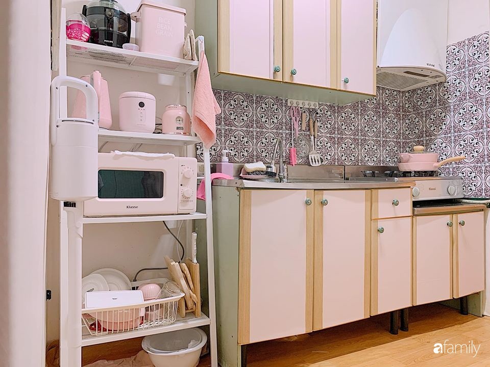 Từ căn phòng trọ cũ kỹ, cô gái trẻ người Việt tự sửa sang, cải tạo thành căn phòng đẹp lung linh không góc chết-21