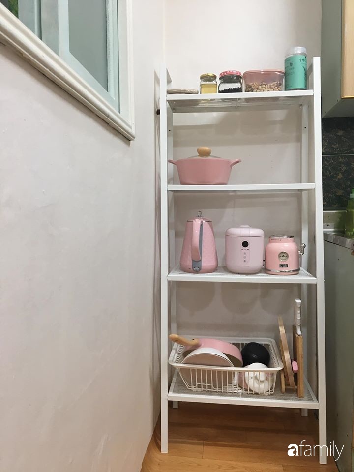 Từ căn phòng trọ cũ kỹ, cô gái trẻ người Việt tự sửa sang, cải tạo thành căn phòng đẹp lung linh không góc chết-23