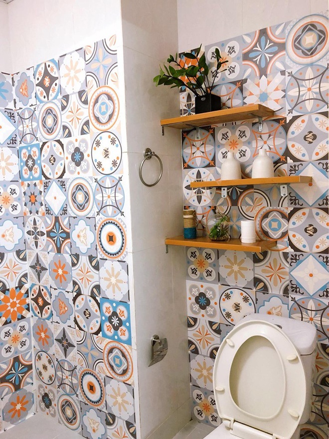 Chỉ trong 1 tuần, cô gái tự tay hô biến” căn nhà chật chội, cũ kỹ trở nên xinh xẻo mọi ngóc ngách-11