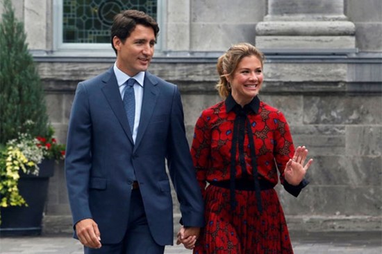 Vợ Thủ tướng Trudeau dương tính với virus corona