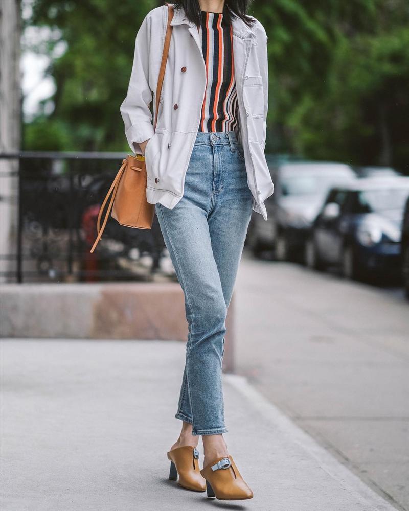 Mãi đến khi 30 tuổi, tôi mới biết đây là 4 dáng quần jeans mà người đùi to như tôi có thể mặc đẹp-6