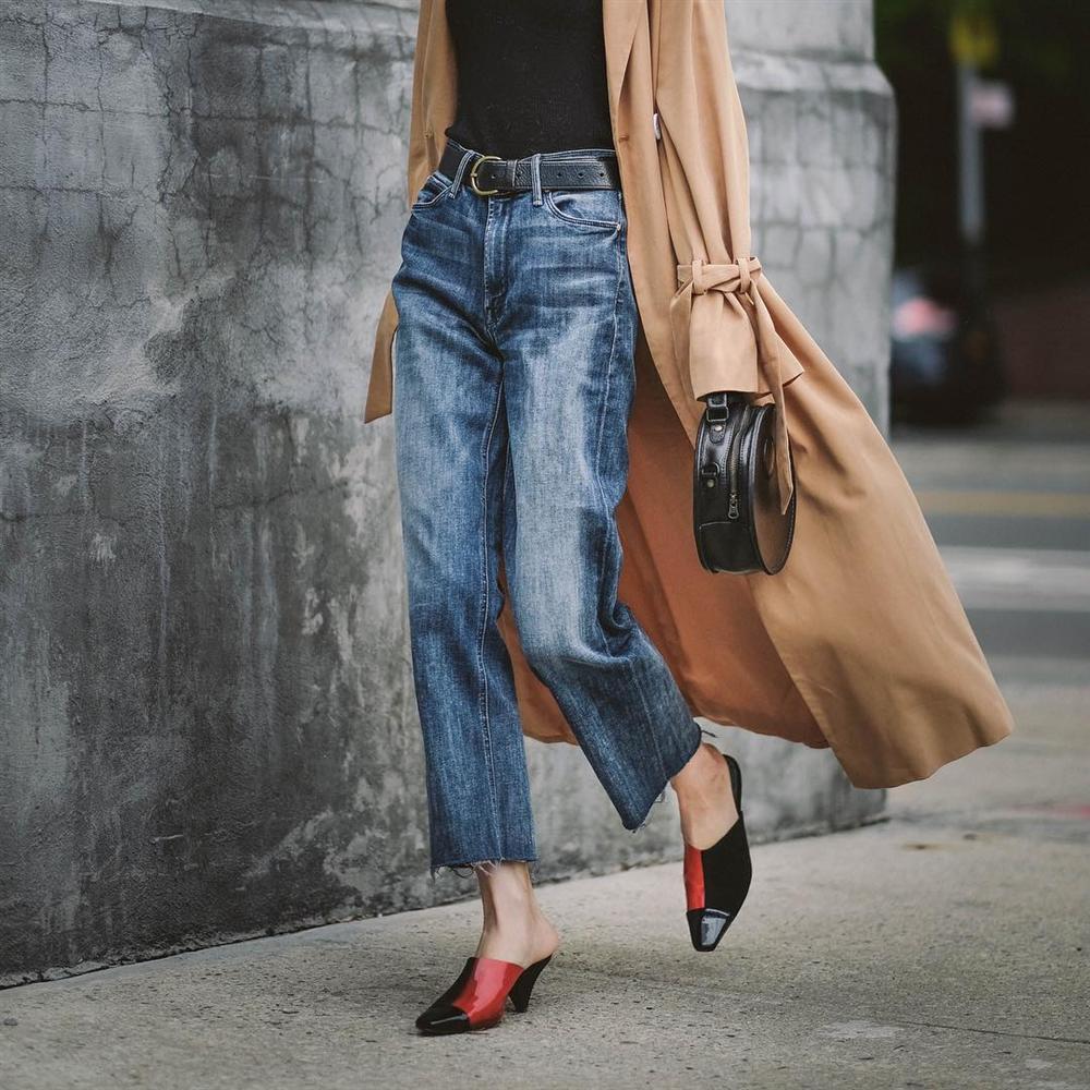 Mãi đến khi 30 tuổi, tôi mới biết đây là 4 dáng quần jeans mà người đùi to như tôi có thể mặc đẹp-8