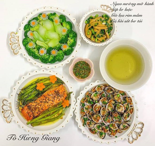 Mẹ đảm nhất nhì facebook khoe những mâm cơm đầy dinh dưỡng để chống dịch-10