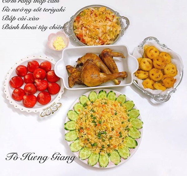 Mẹ đảm nhất nhì facebook khoe những mâm cơm đầy dinh dưỡng để chống dịch-11