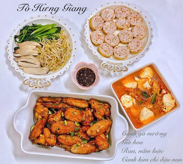 Mẹ đảm nhất nhì facebook khoe những mâm cơm đầy dinh dưỡng để chống dịch-12