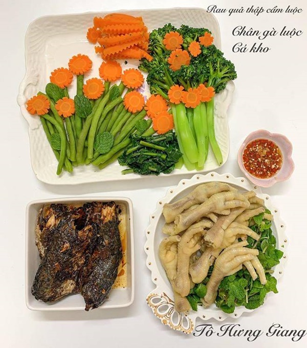 Mẹ đảm nhất nhì facebook khoe những mâm cơm đầy dinh dưỡng để chống dịch-13