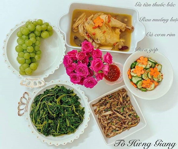 Mẹ đảm nhất nhì facebook khoe những mâm cơm đầy dinh dưỡng để chống dịch-16