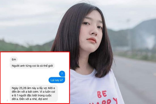 Cô gái bất ngờ được người yêu cũ mời