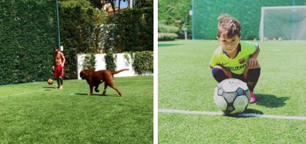 Lo ngại dịch Covid-19, Messi cùng gia đình tự cách ly trong biệt thự 200 tỷ, có sân bóng ở ngay trong nhà-3