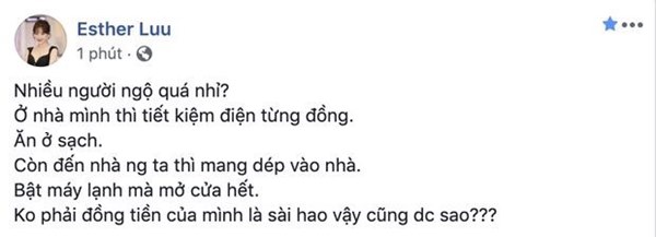 Hari Won bức xúc đăng đàn xéo xắt kẻ tới nhà người khác chơi mà lại có thói quen thích xài đồ chùa-1