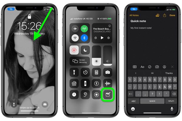 Cách tạo ghi chú ngay trên màn hình khóa của iPhone và iPad-5