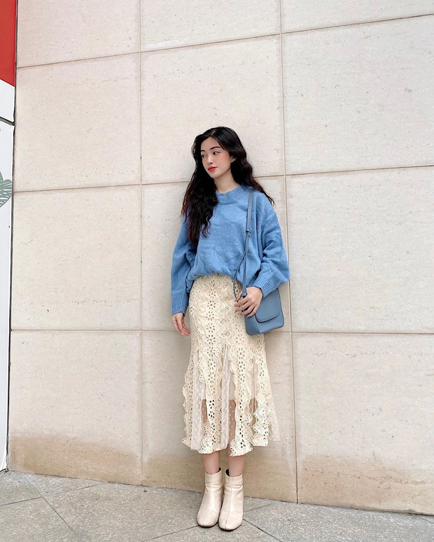 Street style hội gái xinh mặc đẹp Instagram: Chỉ cần chân váy xinh hoặc quần hack dáng” là đạt điểm 10 rồi-11