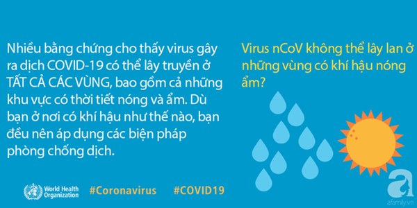 WHO giải đáp 9 tin đồn hoang đường về dịch COVID-19: Tất cả chúng ta đều cần nắm rõ để phòng dịch cho đúng-1