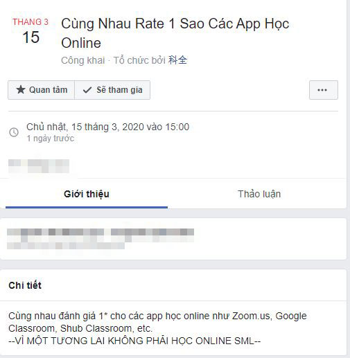Không muốn học khi đang nghỉ dịch, học sinh kêu gọi nhau vote 1 sao để các App học online sập, người tạo ra App lên tiếng-1
