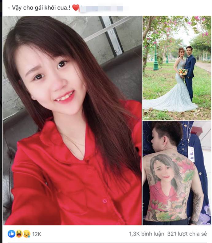 Chịu đau gần 24 tiếng, người đàn ông xăm chân dung vợ tương lai kín lưng, đằng sau đó là cả câu chuyện tình yêu cách nhau gần 2000km-1