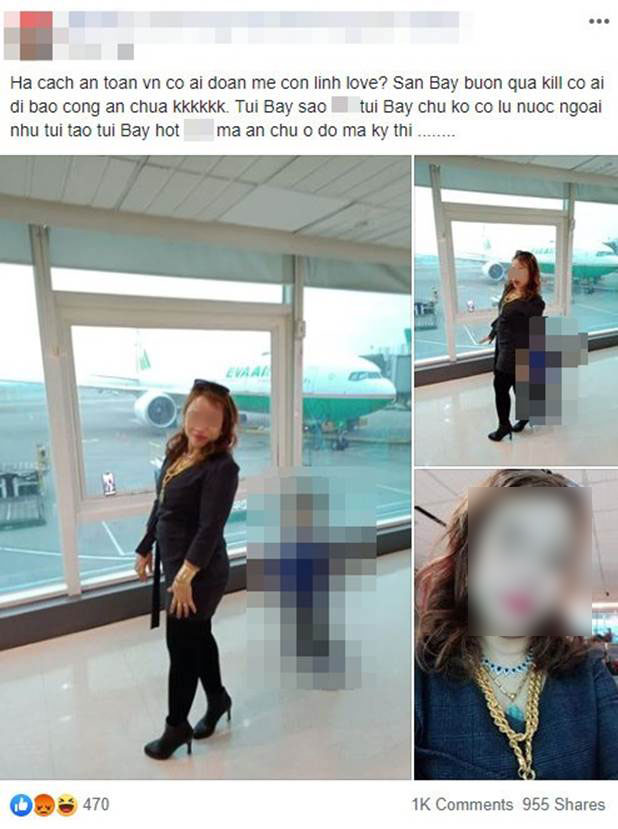 Nữ Việt kiều về nước buông lời khiếm nhã chê bai người Việt, thách thức gọi công an ngay tại sân bay khiến cộng đồng mạng phẫn nộ-1