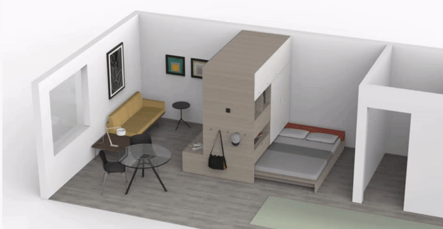 Màn biến hóa không tưởng của những nội thất thông minh cho căn nhà nhỏ-3