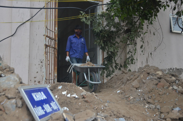 Chùm ảnh: Cận cảnh quá trình biến bệnh viện bỏ hoang ở Hà Nội thành khu cách ly dành cho 200 người-5