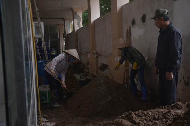 Chùm ảnh: Cận cảnh quá trình biến bệnh viện bỏ hoang ở Hà Nội thành khu cách ly dành cho 200 người-14
