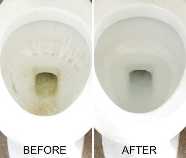 Đổ giấm nóng xuống bồn cầu để qua đêm, sáng ra gọi cả nhà vào xem điều đặc biệt-3