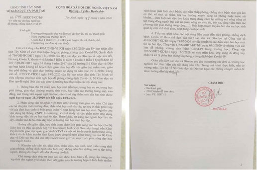 Nóng: Tỉnh đầu tiên cho toàn bộ học sinh, sinh viên nghỉ đến hết ngày 18/4-1