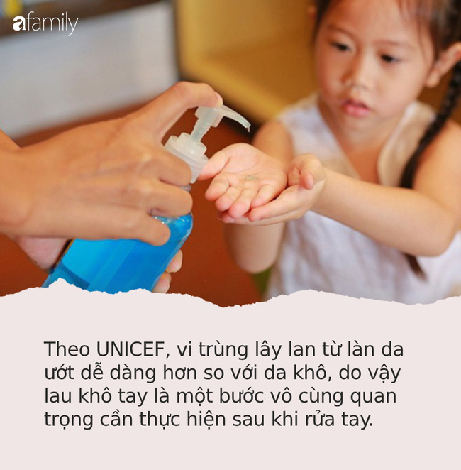 UNICEF khuyến cáo thêm 1 bước cuối cùng nhưng đặc biệt quan trọng khi rửa tay mà rất nhiều người thường bỏ qua-2