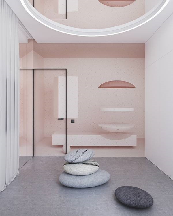 Căn hộ màu hồng phấn tinh khôi, nữ tính, đẹp không tỳ vết của cô nàng độc thân-5