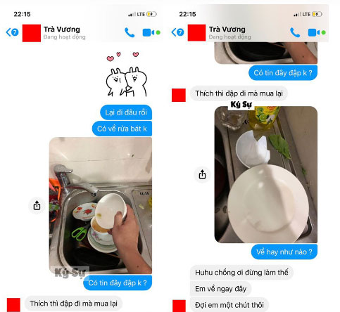 Chồng ngày nào cũng phải rửa bát vì vợ cứ ăn xong lại bỏ đi chơi, anh chồng quyết định làm một việc mà cô vợ nghe xong tức tốc về ngay-2