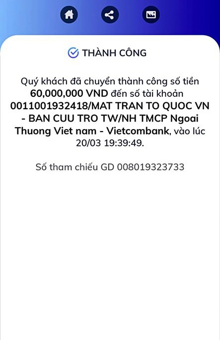 Lê Âu Ngân Anh góp 60 triệu đồng chống dịch-2