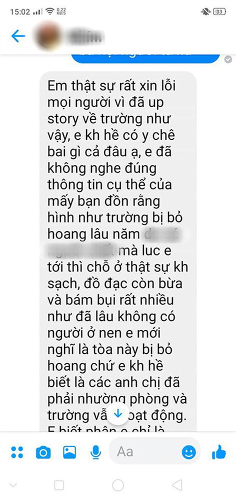 Chê KTX cách ly Kinh khủng khiếp”, nữ du học sinh Mỹ lên tiếng thanh minh: Tưởng đó là nhà hoang nên mới viết như vậy-3