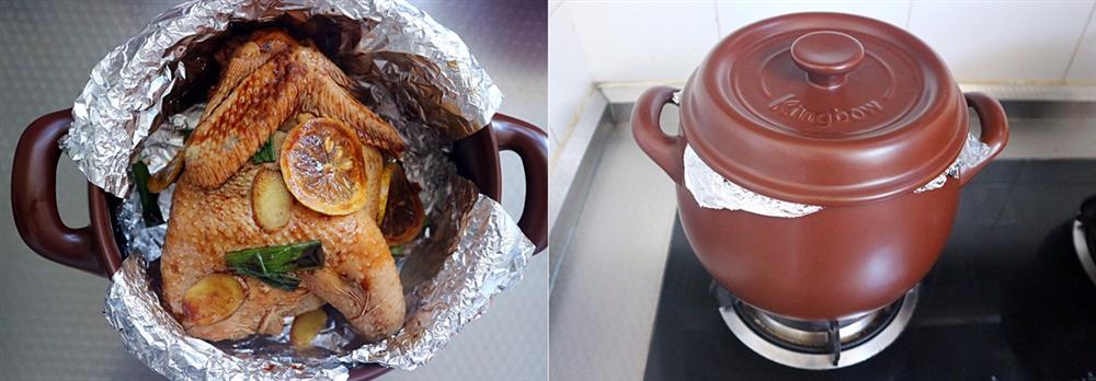 Nhà không có lò nướng mà tôi vẫn làm được món gà nướng cực đỉnh khiến cả nhà tròn mắt kinh ngạc-5