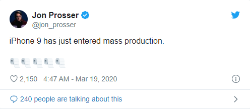 iPhone 9 có thể ra mắt sau vài ngày nữa-1