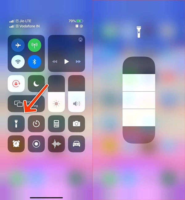 4 cách bật hoặc tắt đèn pin trên iPhone-3