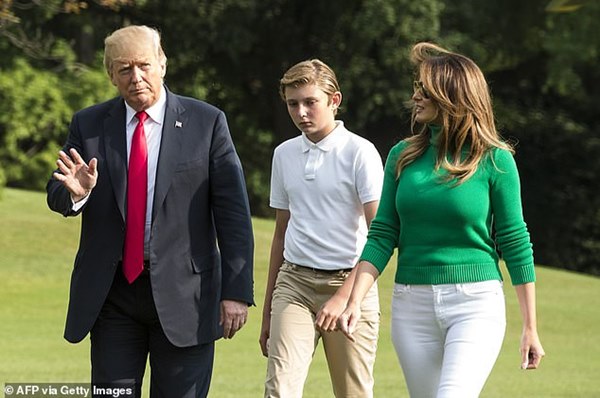 Quý tử Barron Trump cao gần 2m, đón sinh nhật tuổi 14 theo cách đặc biệt giữa thời điểm dịch Covid-19 lan rộng-3