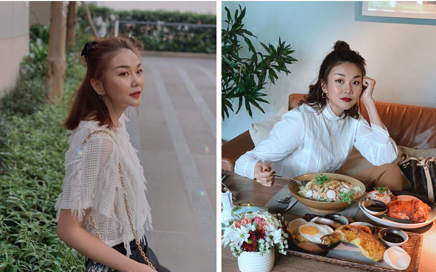 Ngô Thanh Vân, Thanh Hằng và Hoàng Thùy Linh đều chọn chung kiểu tóc hack tuổi, buộc đơn giản mà ai cũng có thể học theo-2