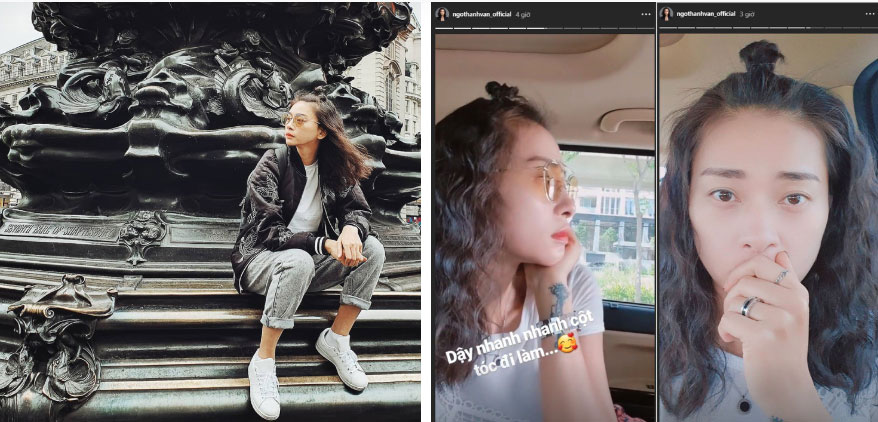 Ngô Thanh Vân, Thanh Hằng và Hoàng Thùy Linh đều chọn chung kiểu tóc hack tuổi, buộc đơn giản mà ai cũng có thể học theo-3