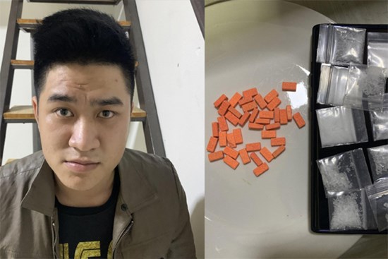 Bắt “hot boy” mua bán trái phép gần 200 viên thuốc lắc và 30 gam ma túy ketamine