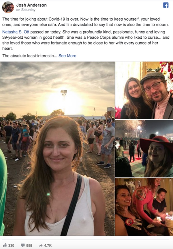 Chưa chờ được đến lúc có kết quả xét nghiệm nhiễm bệnh Covid-19, cô gái trẻ đột ngột qua đời dù một ngày trước bỗng khỏe lại-1