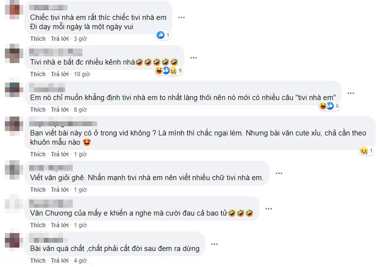 Thầy giáo yêu cầu tả đồ vật yêu thích, học sinh tả chiếc tivi dài 4m bị ông đập vỡ làm cả lớp được trận cười vỡ bụng-1