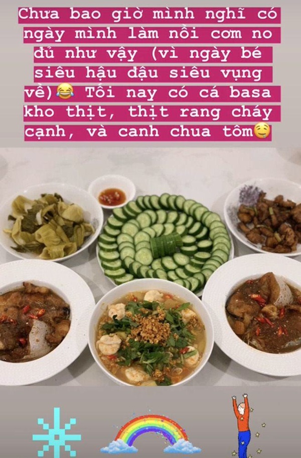 Gần 30 tuổi mới biết nấu ăn, mùa dịch Tóc Tiên ở nhà nâng cao tay nghề làm vợ đảm-5