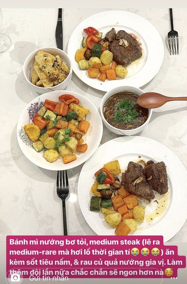 Gần 30 tuổi mới biết nấu ăn, mùa dịch Tóc Tiên ở nhà nâng cao tay nghề làm vợ đảm-12